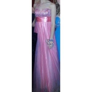 Cecily Brown Coral Ball Gown